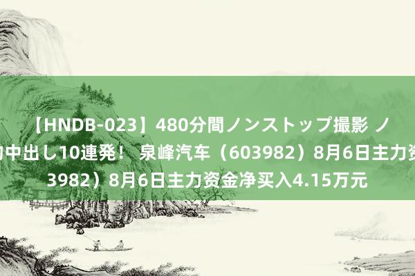 【HNDB-023】480分間ノンストップ撮影 ノーカット編集で本物中出し10連発！ 泉峰汽车（603982）8月6日主力资金净买入4.15万元