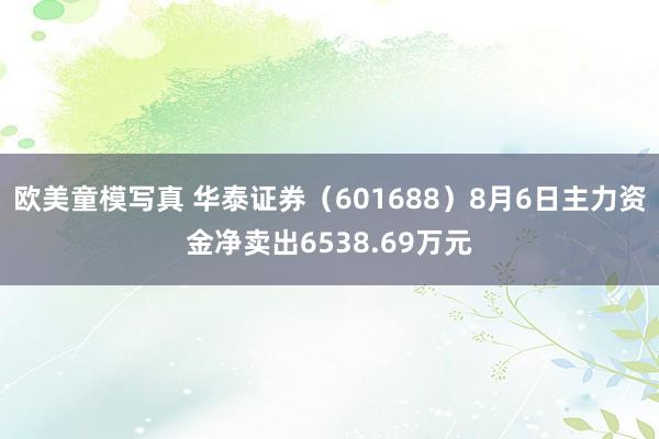 欧美童模写真 华泰证券（601688）8月6日主力资金净卖出6538.69万元