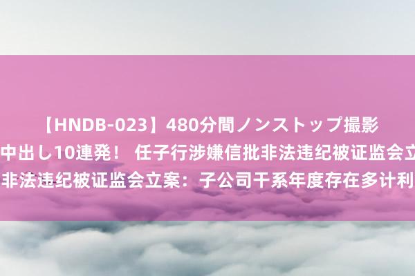 【HNDB-023】480分間ノンストップ撮影 ノーカット編集で本物中出し10連発！ 任子行涉嫌信批非法违纪被证监会立案：子公司干系年度存在多计利润等情况