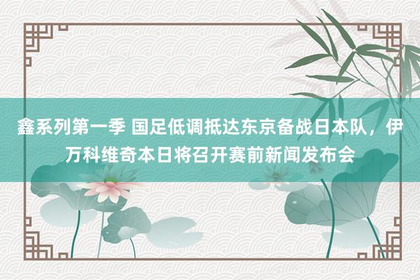 鑫系列第一季 国足低调抵达东京备战日本队，伊万科维奇本日将召开赛前新闻发布会