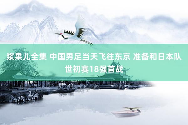 浆果儿全集 中国男足当天飞往东京 准备和日本队世初赛18强首战