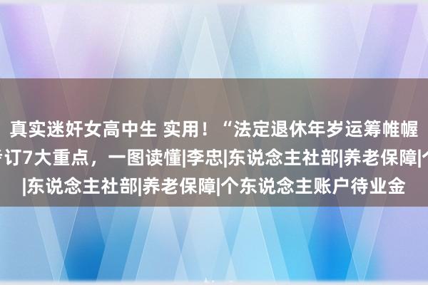 真实迷奸女高中生 实用！“法定退休年岁运筹帷幄器”上线！蔓延退休考订7大重点，一图读懂|李忠|东说念主社部|养老保障|个东说念主账户待业金